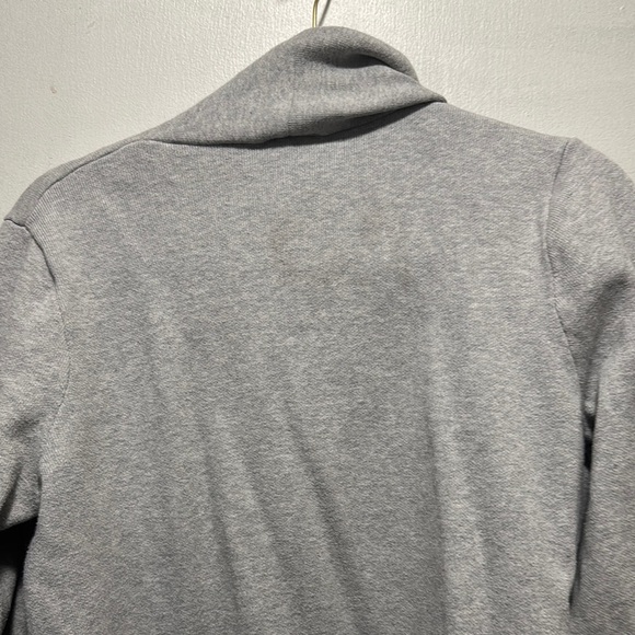 Anne Taylor large Gray Open-Front Cardigan Sweater with Long Sleeves - Picture 6 of 13